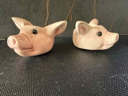 Photo of free 2 pig egg cup holders (Markland Hill BL1) #1