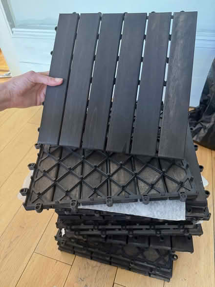 Photo of free 15pcs patio flooring (Highbury Barn N5) #3
