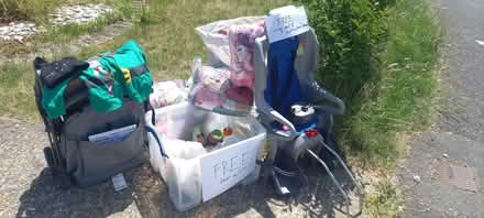 Photo of free Child seat on bike, toys, clothes... (Liphook GU30) #1