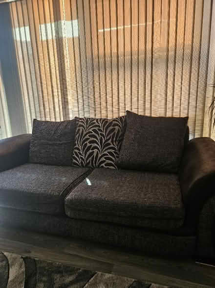 Photo of free Black and grey sofa (Holland Park W11) #1