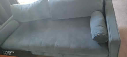 Photo of free Blue/ green Opti sofa (outwood rh1 5qw) #1