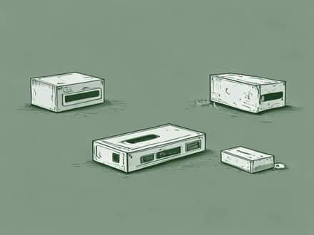 Photo of settop recorder boxes, broken cctv boxes. broken or (Chartridge HP5) #1
