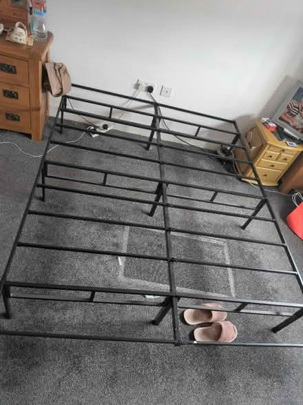 Photo of free King size bed frame. Very good condition. Just got a new one (Cross Green LS9) #1
