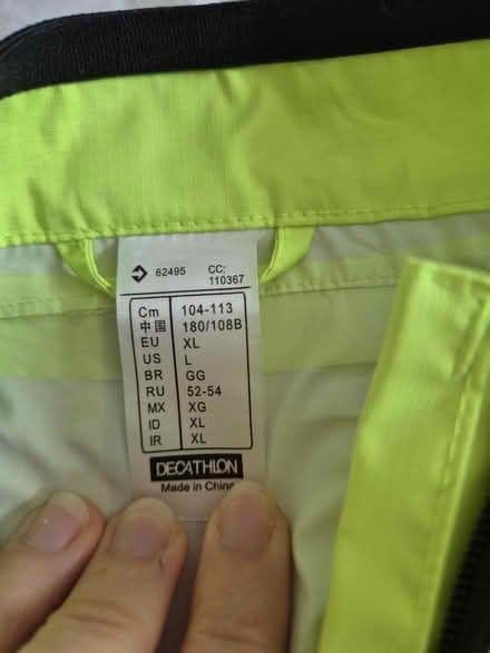 Photo of free Cycling coat xl for men (SK3 cheadle heath) #2
