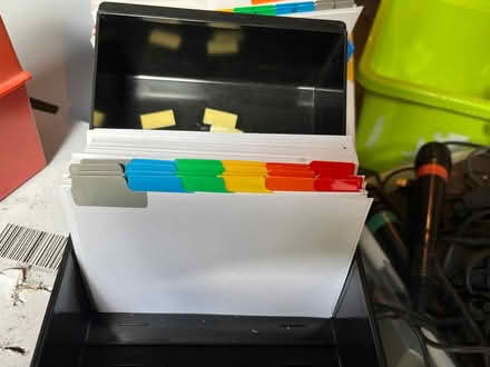 Photo of free Card Filing boxes with blank cards (Woking GU22) #4