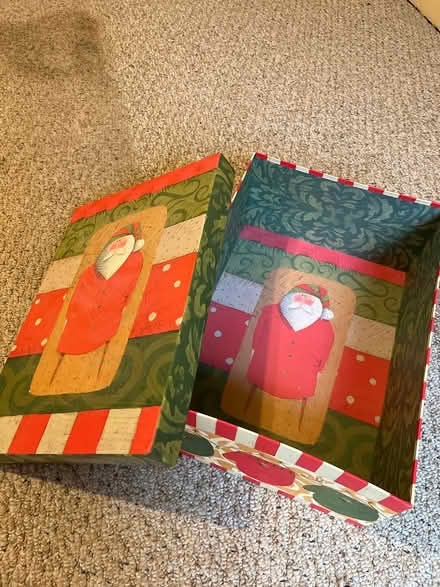 Photo of free Holiday storage box (Teaneck, NJ) #1