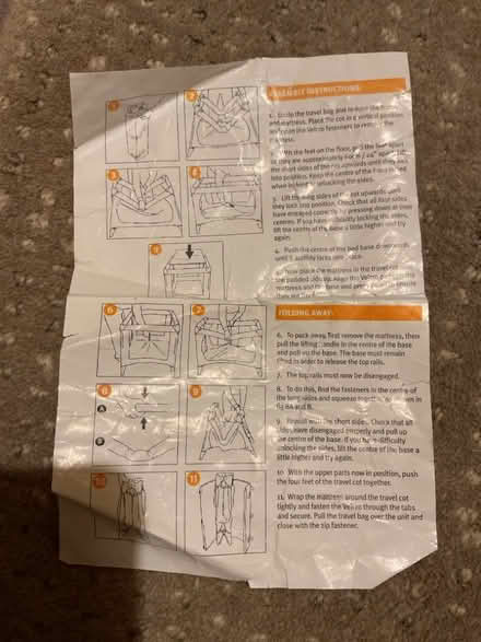 Photo of free Travel cot (West Hill TN34) #2
