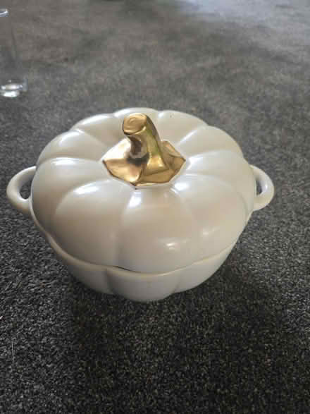 Photo of free Ceramic Pumpkin Mini Dish with Lid (High Wycombe HP11) #1