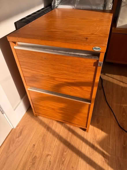 Photo of free Oak filing cabinet (Teddington TW11) #1