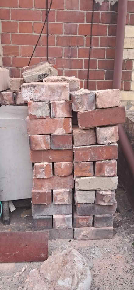 Photo of free About 80 old bricks (Heanor DE75) #1