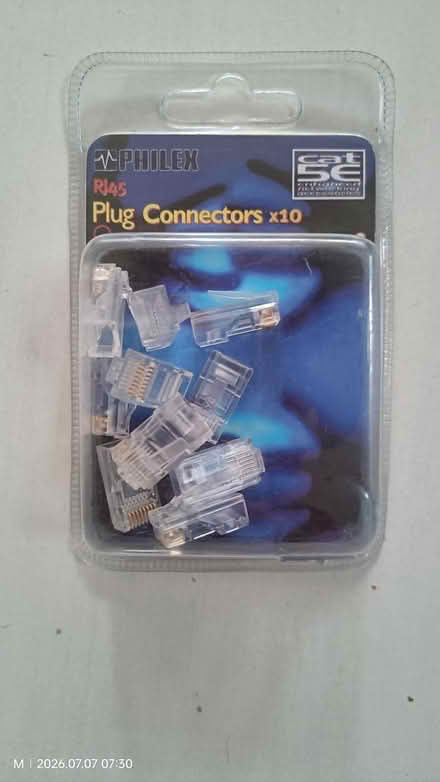 Photo of free RJ45 Plug-in Connectors x10 (Tilehurst, Reading RG31) #1