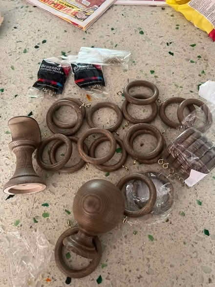 Photo of free Curtain hooks and rings (E8 Greenwood Road) #1