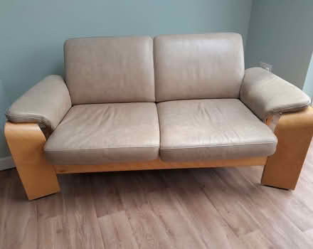 Photo of free Leather sofa (Walton BA16) #1