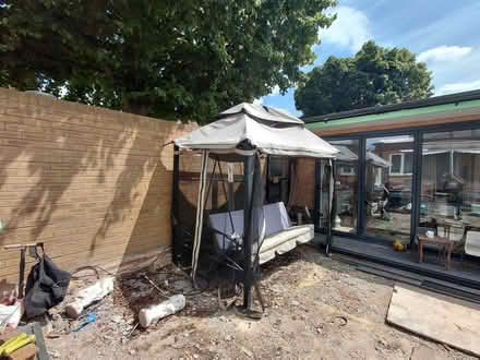 Photo of free 3 seater swing bed (Ilford IG1) #1
