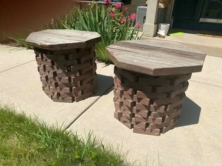 Photo of free Wooden end tables (Schaumburg) #1