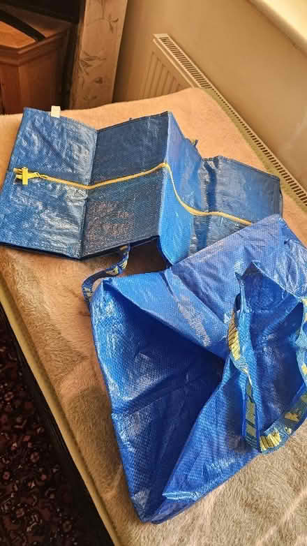Photo of free Blue IKEA bags (Belper DE56) #1