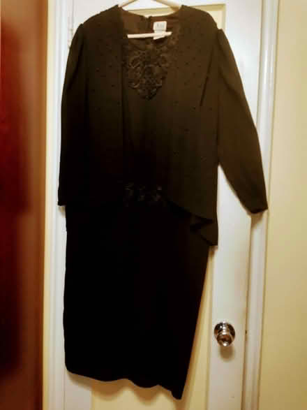 Photo of free Very festive black dress Size 14 (Brooklyn, Midwood) #1