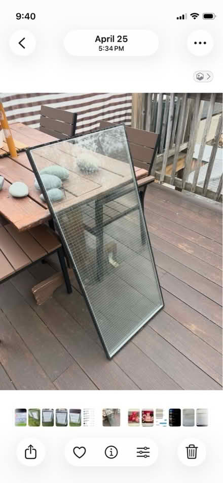 Photo of free Large Glass Pane (West Medford) #1