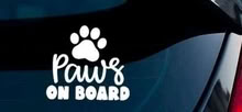 Photo of free Paws on board car window sticker (Stratton Strawless NR10) #1
