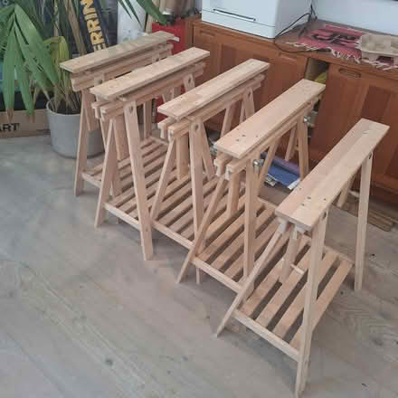 Photo of free Trestle legs x 5 (WC2R) #2