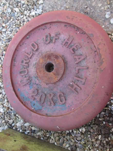 Photo of free Pair of 20kg weight plates (Colchester CO4) #2