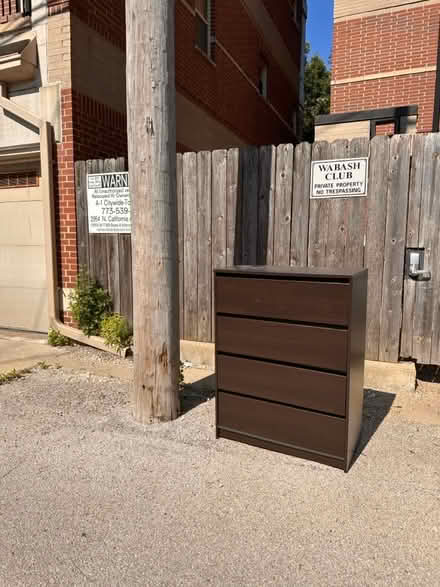 Photo of free Dresser in alley - Not monitoring (South Loop) #1