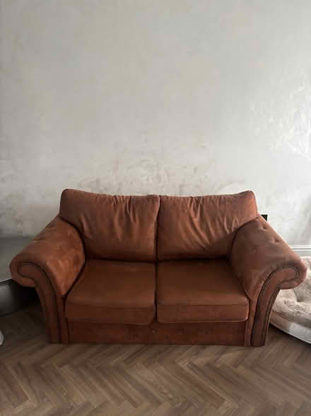 Photo of free Brown 2 seater sofa (Rothley LE12) #1