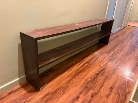 Photo of free Old solid oak shelf (Glasgow, Sighthill G21) #1
