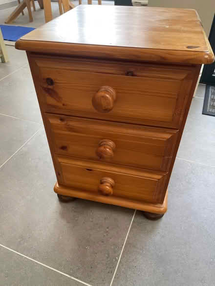 Photo of free Bedside table with draws (Winter's Bridge KT7) #1