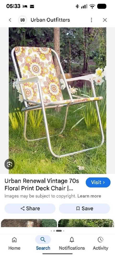 Photo of Old folding garden/deck chairs (Stocksbridge S36) #1