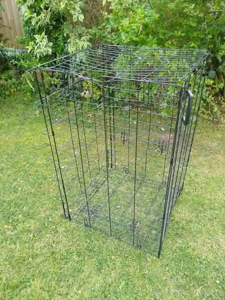 Photo of free Dog cage - some damage on one side (Greasby CH49) #1
