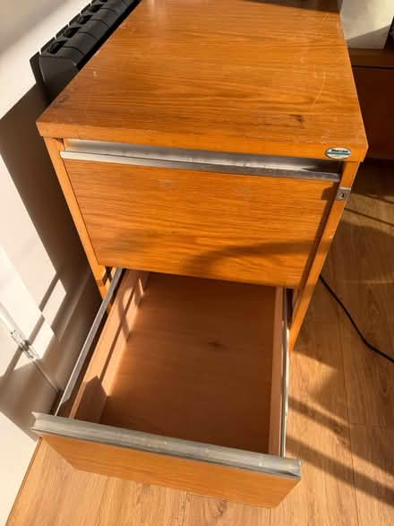 Photo of free Oak filing cabinet (Teddington TW11) #3