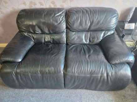 Photo of free Real leather manual reclining sofa (Lepton HD8) #1