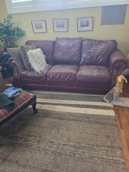 Photo of free Extra Large 3 seater couch leather (Weller and Wallis) #3