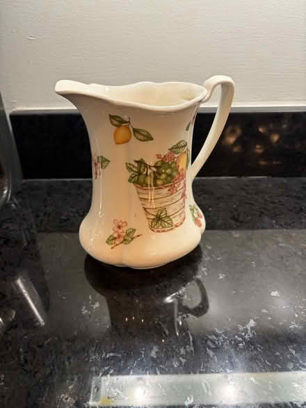 Photo of free 6.5" Ceramic Fruit Basket Pitcher (Belmont, MA) #1