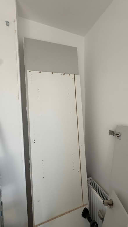 Photo of free dismantled white cabinet / MDF panels (Peckham SE15) #4