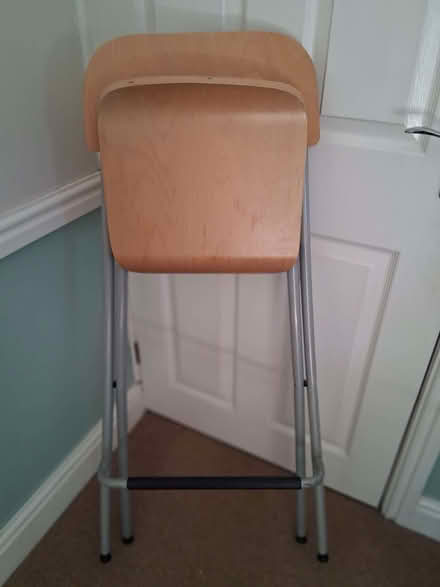 Photo of free Fold up wooden bar stool (Hail Weston PE19) #3
