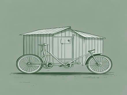 Photo of Metal bike shed (Lightwater GU18) #1
