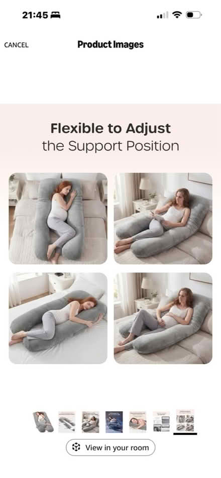 Photo of free Pregnancy comfort pillow (Dangeham) #2