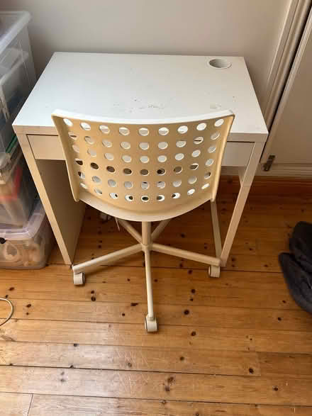 Photo of free Small desk and chair (Dublin 15) #1