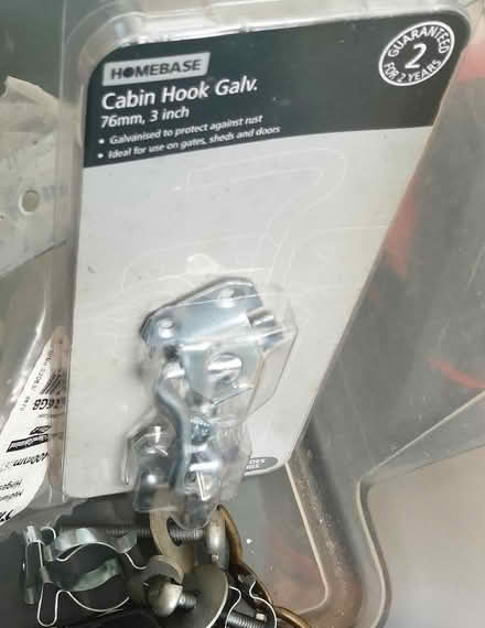 Photo of free Does any one want a 400mm T hinge , 76 mm cabin hook (Southwick BN42) #2