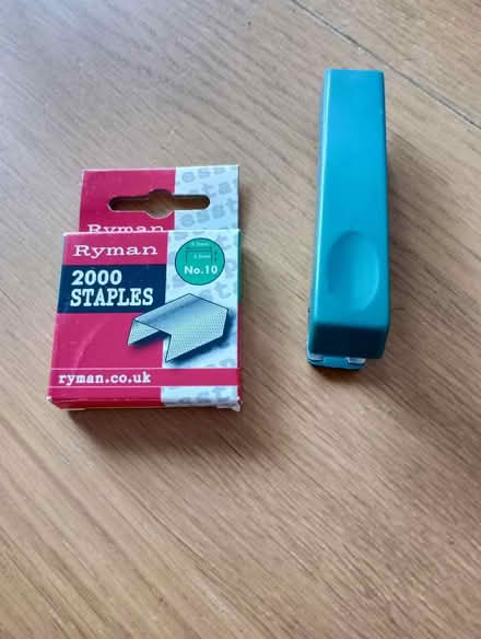 Photo of free Small stapler and compatible staples (Welling DA16) #1