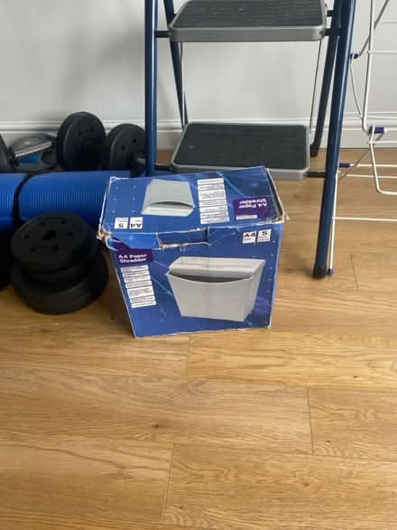 Photo of free Training weights and mat,two tread steps,clothes horse and s (East Mains G74) #2