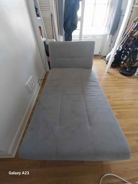 Photo of free Grey fabric Chaise lounge (Bayswater W2) #1
