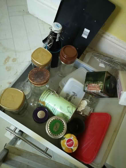 Photo of free glass jars for storage and tins (Hove BN3) #1