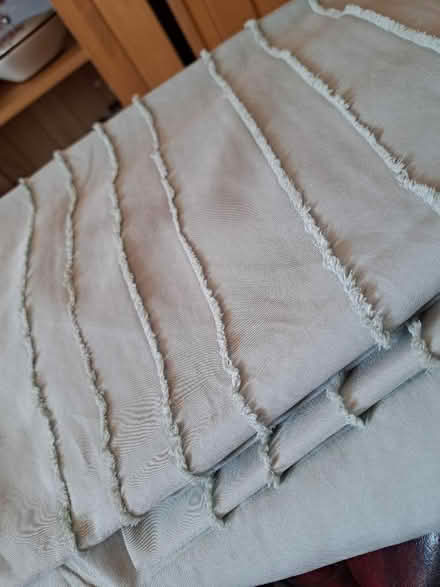 Photo of free Dusky green king size duvet cover etc (Southport PR8) #1