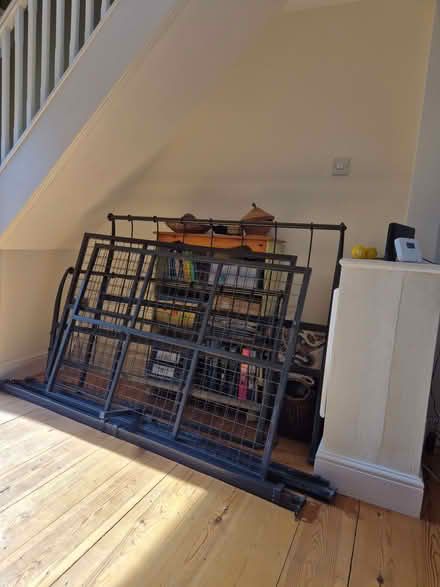 Photo of free Metal bed frame and matching bed side tabke. No mattress (Waltham Abbey EN9) #3