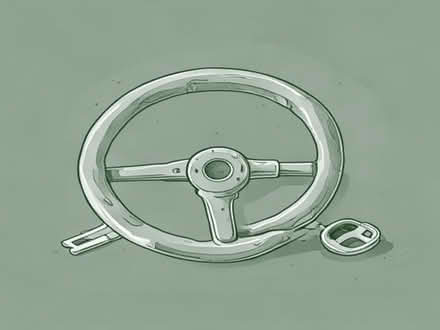 Photo of Steering Wheel Lock & Keys (Old Swan L13) #1