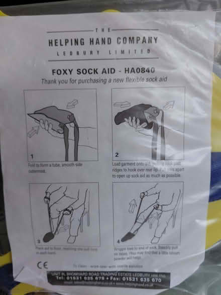Photo of free Sock aid (Stroud GL5) #1