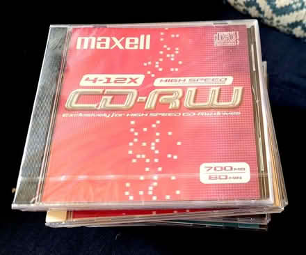 Photo of free 13 rewritable CD RW disks (Thatcham RG19) #1